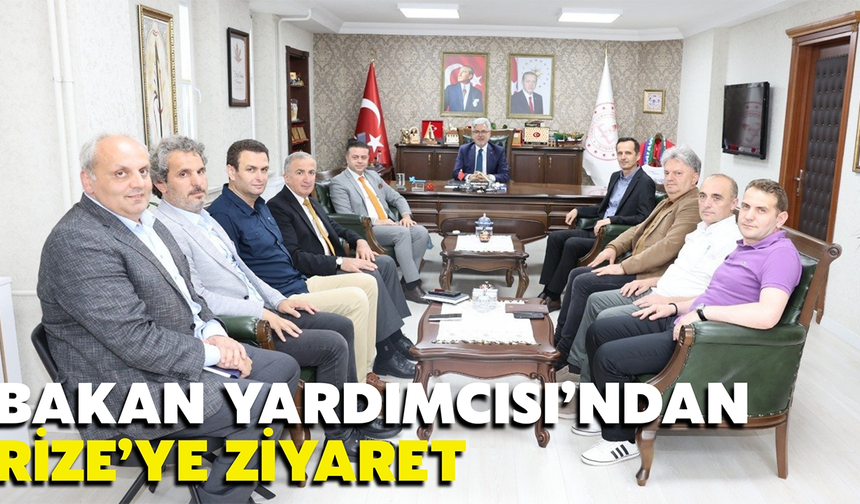 Bakan Yardımcısı Yelkenci Rize’de Eğitim Çalışmalarını Değerlendirdi