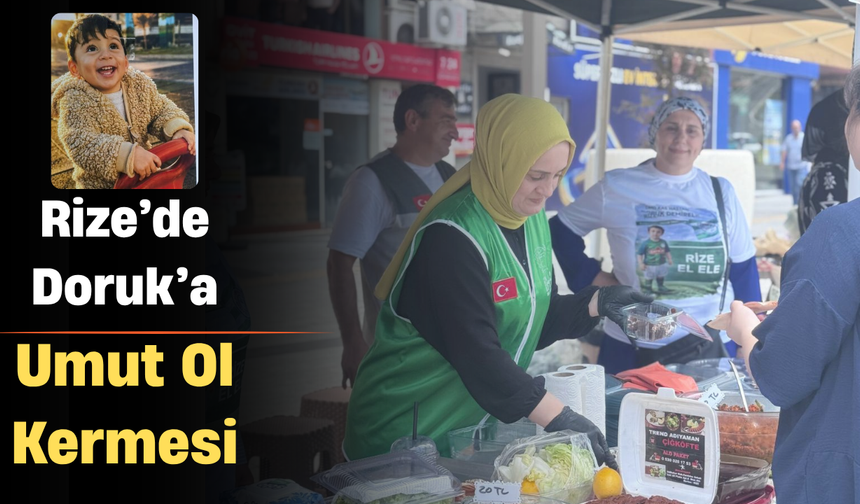 Rize'de Doruk'a Umut Ol Kermesi