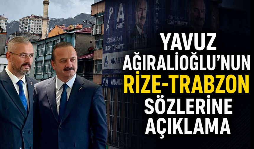 Kutanoğlu’ndan Ağıralioğlu’nun Rize-Trabzon Sözlerine Açıklama