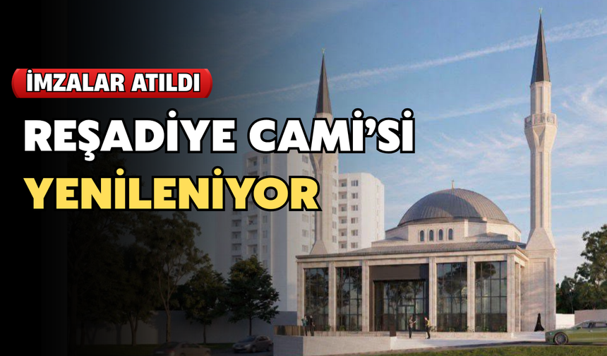 Reşadiye Cami'si Yenileniyor