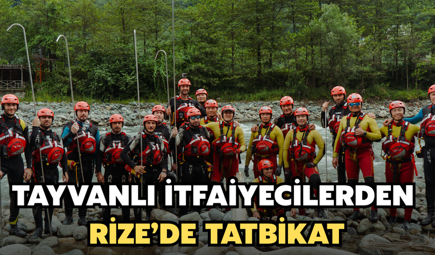 AKUT Rize ve Tayvan Ulusal İtfaiye Teşkilatı Ekipleri Fırtına Vadisi’nde Ortak Eğitim ve Tatbikat Gerçekleştirdi