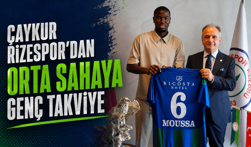 Çaykur Rizespor'dan Orta Sahaya Genç Takviye