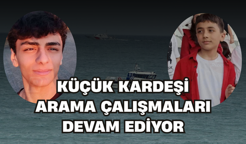 Denizde Kaybolan Ali Kerem İçin 3. Günde Arama Sürüyor