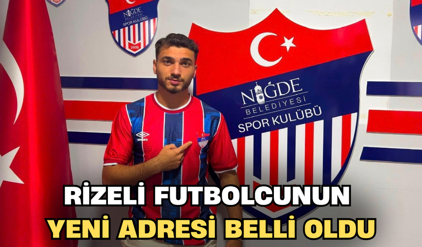 Rizeli Futbolcu Remzi Kolcuoğlu'nun Yeni Adresi Belli Oldu