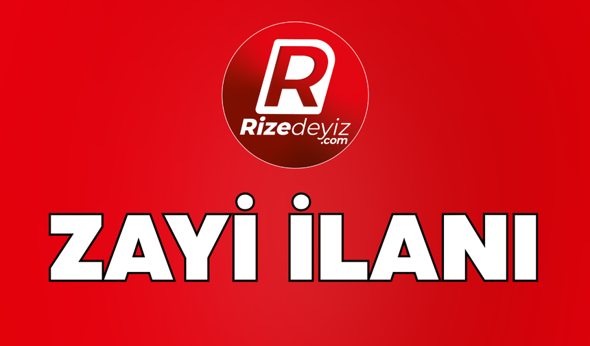 Hamdi Sinan Baş’tan Zayi İlanı