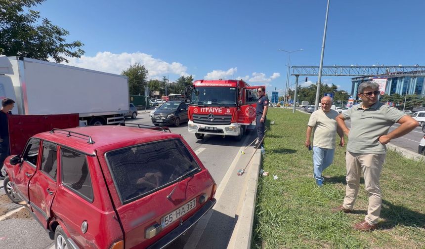Samsun'da Feci Kazada 2'si Çocuk 3 Yaralı