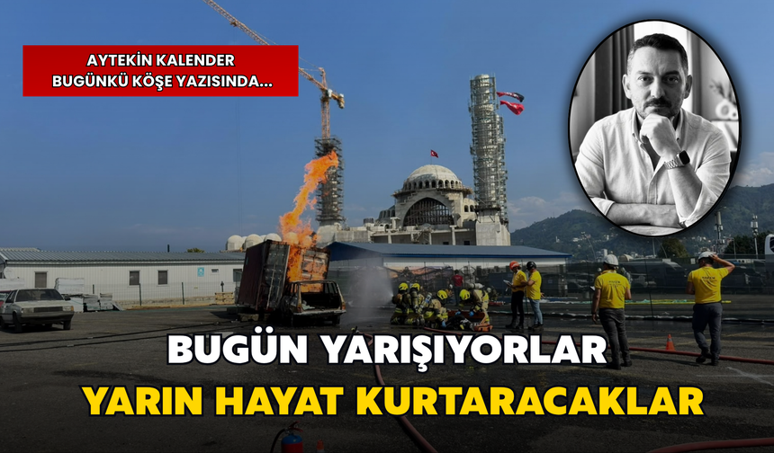 Rize Sahilinde Otomobil Yanıyor, Ama Panik Yok!