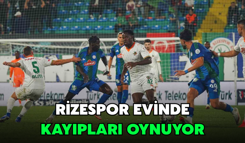Çaykur Rizespor Evinde Kayıpları Oynuyor