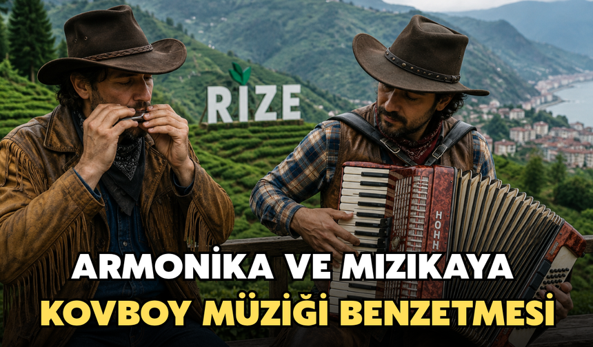 Armonika Ve Mızıkaya Kovboy Müziği Benzetmesi