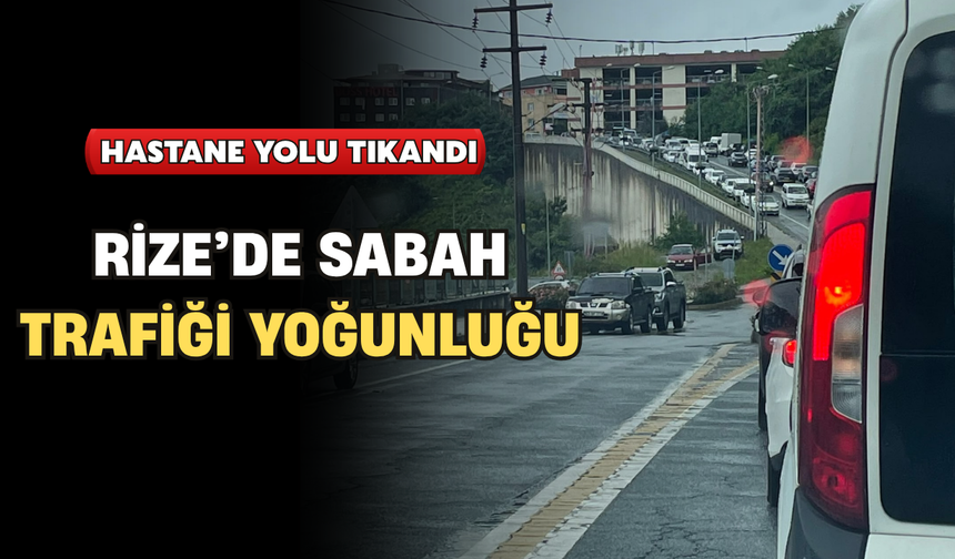 Hastaneye Giden Yol Sabah Mesaisinde Tıkandı