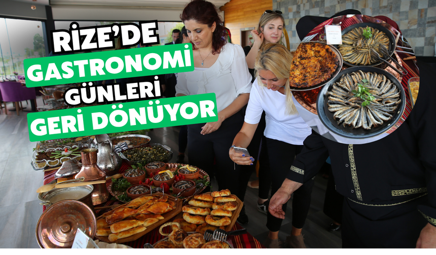 Rize 6. Gastronomi Şölenine Hazırlanıyor