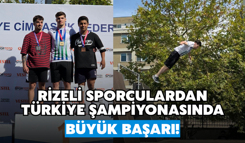 Rizeli Sporculardan Türkiye Şampiyonasında 3 Madalya