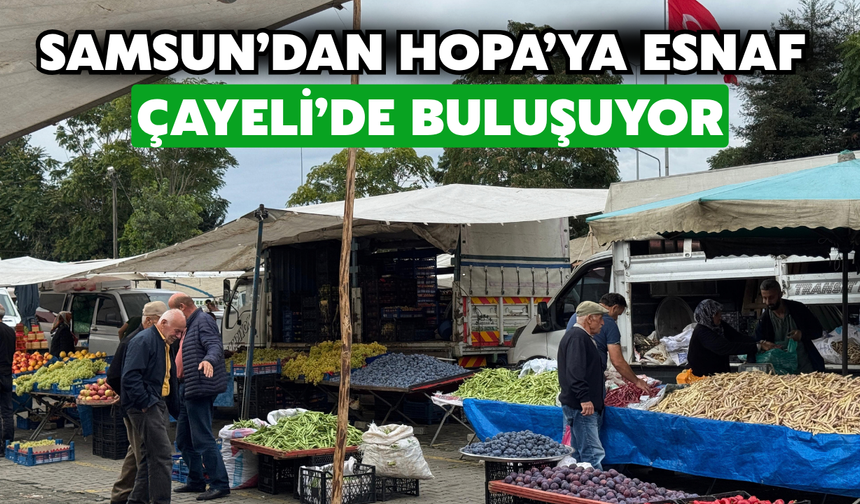 Çayeli’de Çarşamba Pazarı Yıllardır Kurulmaya Devam Ediyor