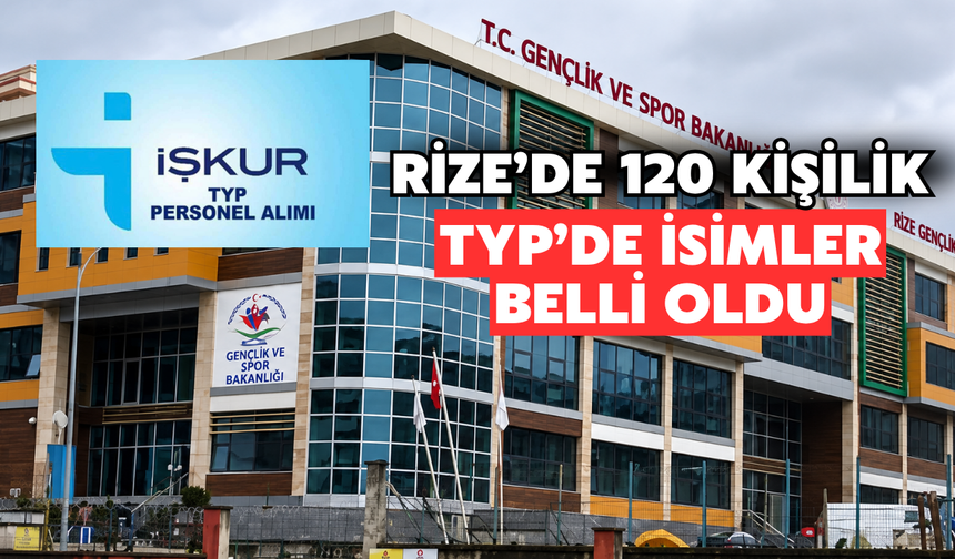 Rize'de TYP Kurası Çekildi: İşte İlçe İlçe İsimler: