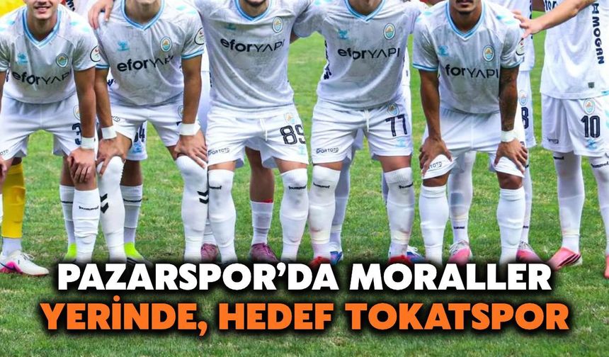 Pazarspor Teknik Direktörü Ramazan Öztürk: “Pazarspor İyi Yolda”