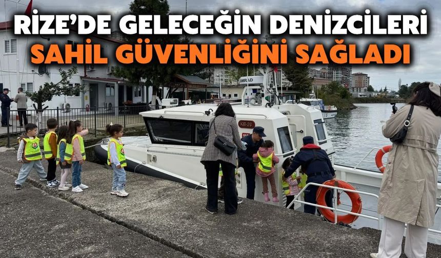 Geleceğin Denizcileri Sahil Güvenlik Faaliyetine Katıldı