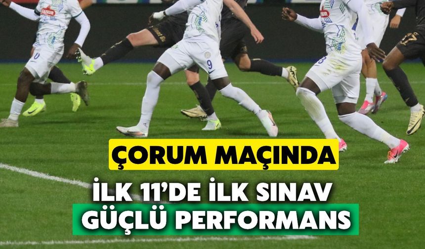 Rizespor'da Bakayoko, Atilla Mocsi'nin Yokluğunu İyi Değerlendirdi
