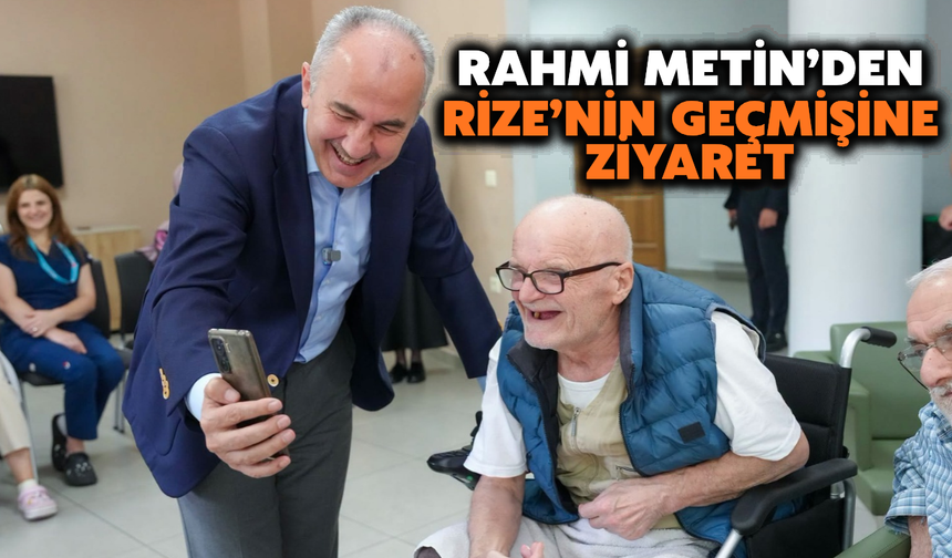 Başkan Rahmi Metin'den Huzurevine Ziyaret