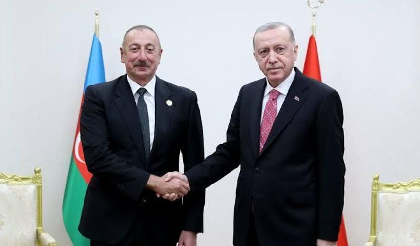 Cumhurbaşkanı Erdoğan, Azerbaycan Cumhurbaşkanı Aliyev ile görüştü