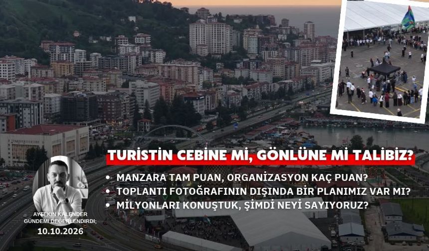 Aytekin Kalender: Manzara Tam Puan, Organizasyon Kaç Puan?