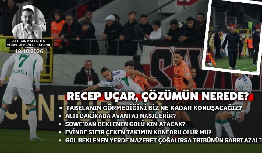 Aytekin Kalender: "İyi Oyuna Kaç Puan Veriyorlar?"