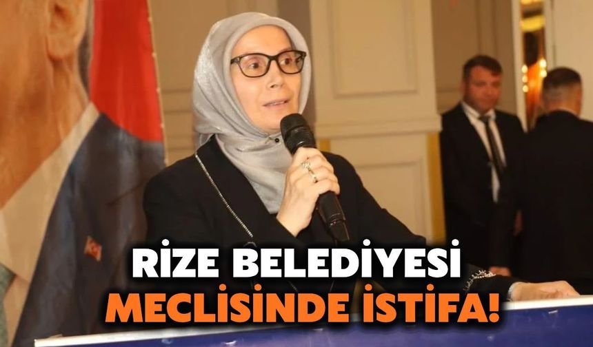 Rize Belediye Meclis Üyesi Sema Yağcıtekin İstifa Etti