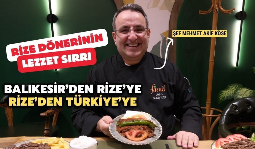 Rize Dönerinin Lezzet Sırrı Özel Sosu