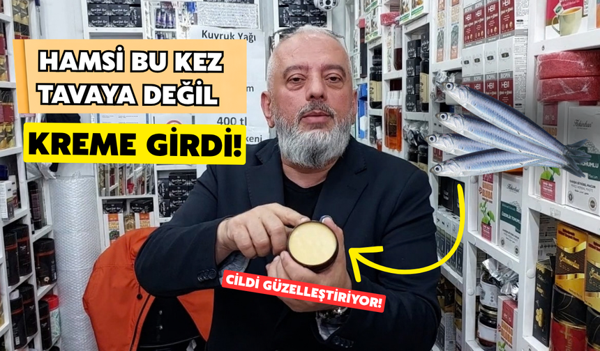 Rize’de Hamsi Bu Kez Tavaya Değil, Kreme Girdi