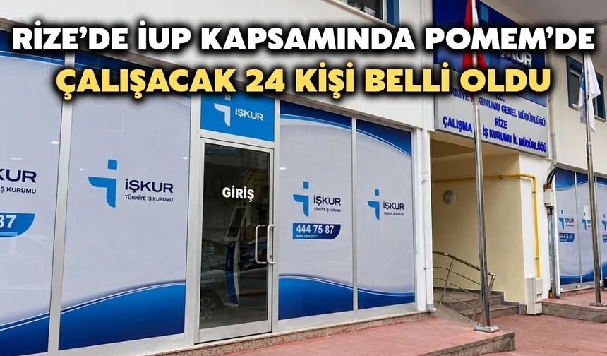 İUP Kapsamında POMEM'de Görev Yapacak Kişiler Belli Oldu