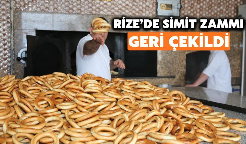 Rize'de Simit Zammı Geri Çekildi: Korsan Zam Mı Yapıldı?