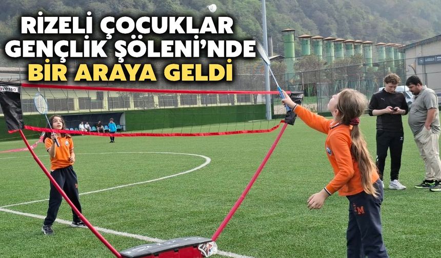 İyidere'de Çocuklar "Gençlik Şöleni" Programında Bir Araya Geldi