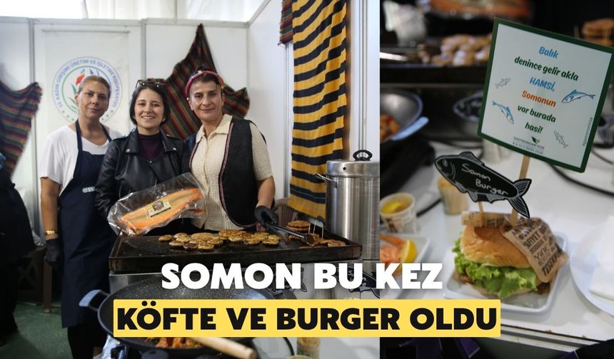 Rize’de Somondan Köfte, Burger ve Kavurma Üretildi