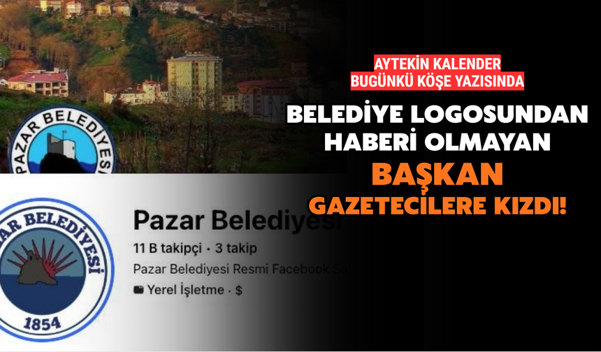 Gazeteci Aytekin Kalender: "Belediye Yeni Logoyu Kullanıyor, Başkan Neden Kızıyor?"