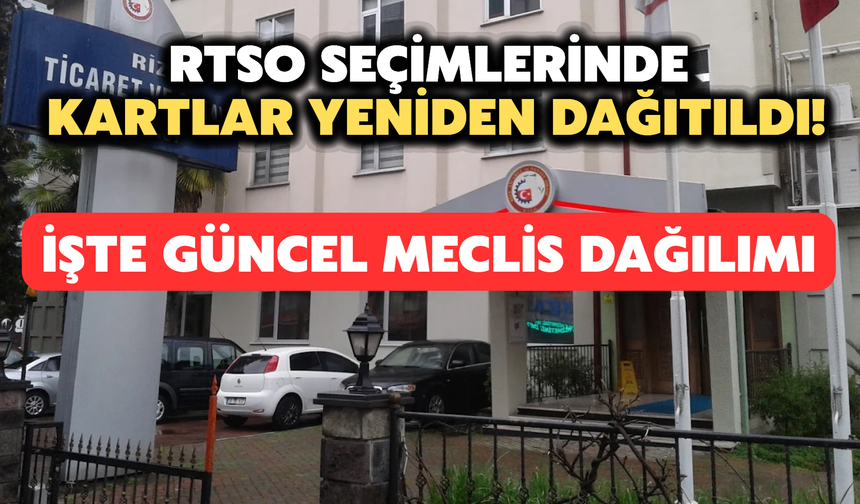 RTSO Seçimlerinde Meclis Üyesi Dağılımı Değişti: İşte Güncel Liste