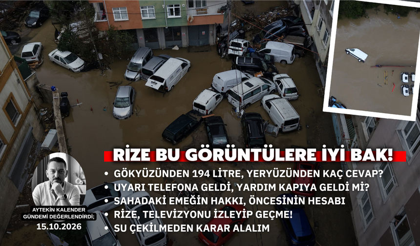 Aytekin Kalender: "Yağmurun Mazereti Yok, Şehrin Var Mı?"