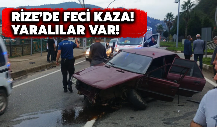 Güneysu'da Trafik Kazası: Yaralılar Var
