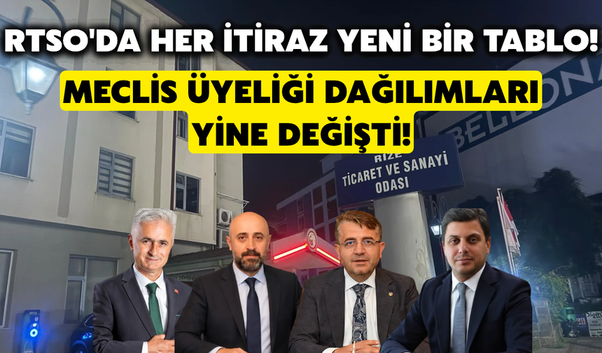 RTSO Seçimlerinde Meclis Üyeliği Dağılımı Bir Kez Daha Değişti!