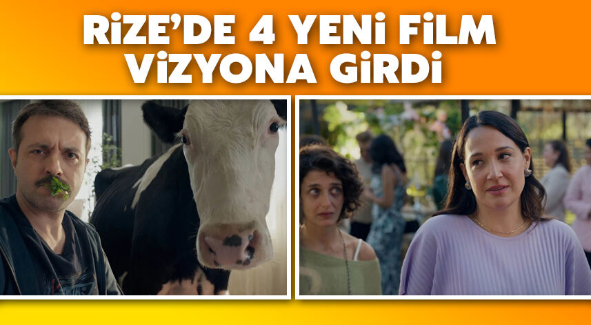 Rize'de 4 Yeni Film Vizyona Girdi