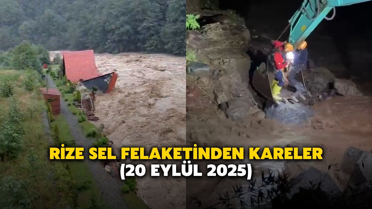 Rize Sel Felaketinden Kareler - 20 Eylül 2025