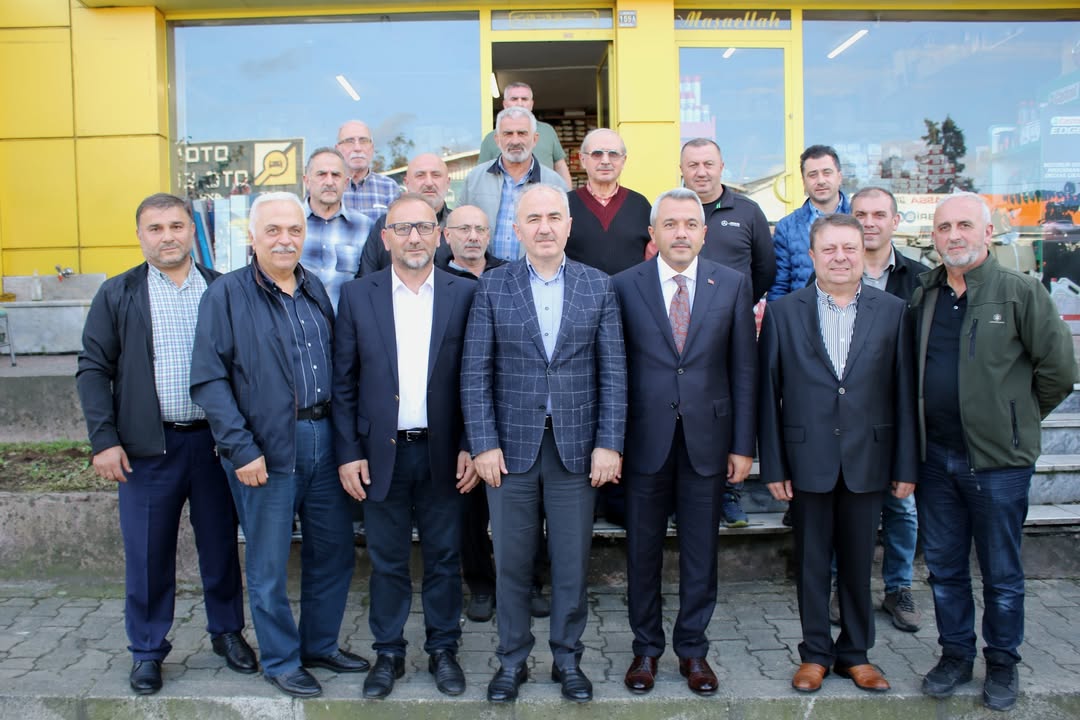 Rize Valimiz İhsan Selim Baydaş Ile Birlikte, Rize Madeni Sanatkarlar Odası Başkanı Adem Tornac