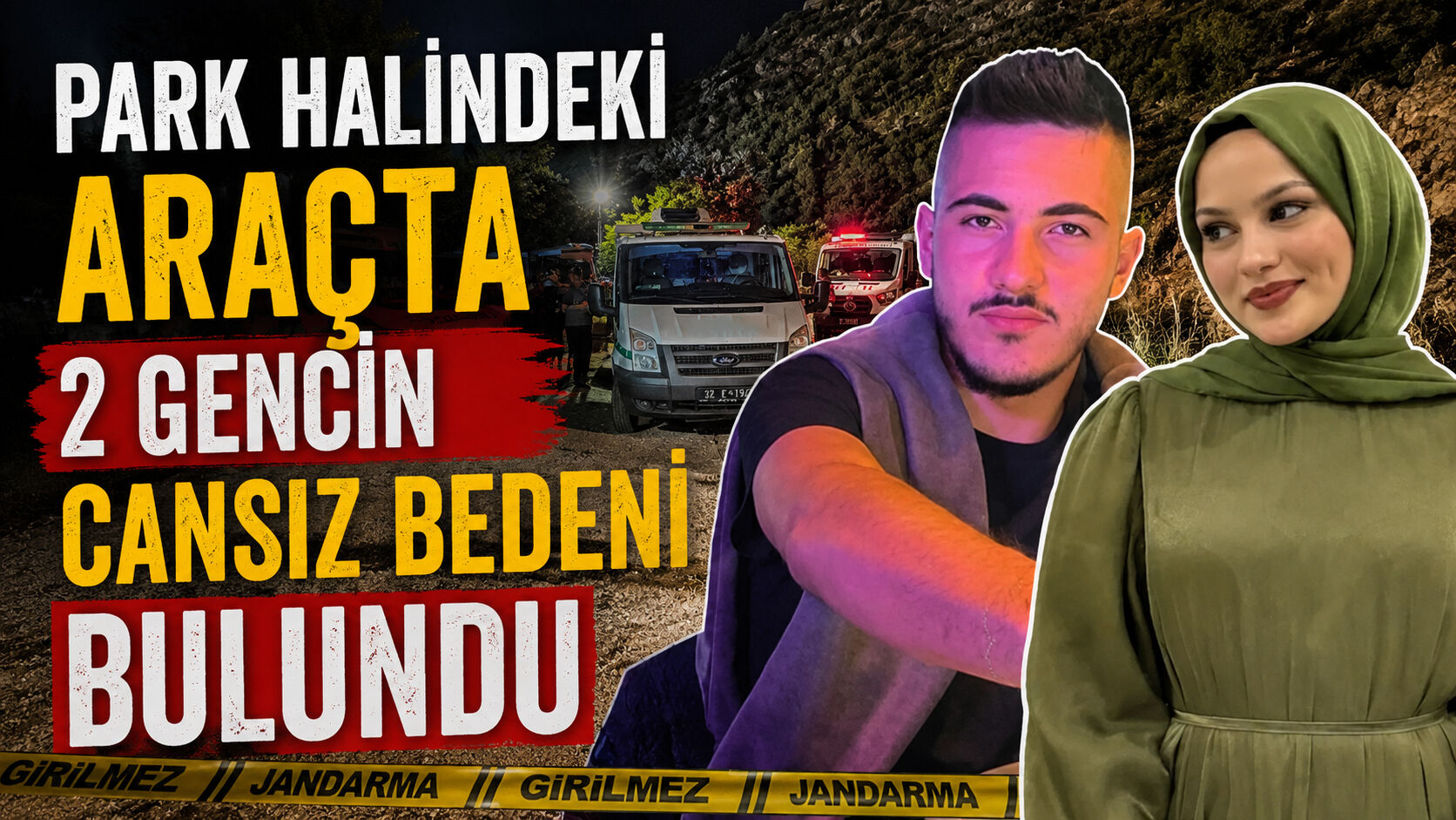 Park Halindeki Araçta 2 Gencin Cansız Bedeni Bulundu
