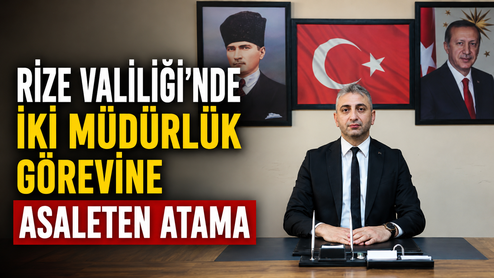 Rize Valiliği’nde İki Müdürlük Görevine Asaleten Atama