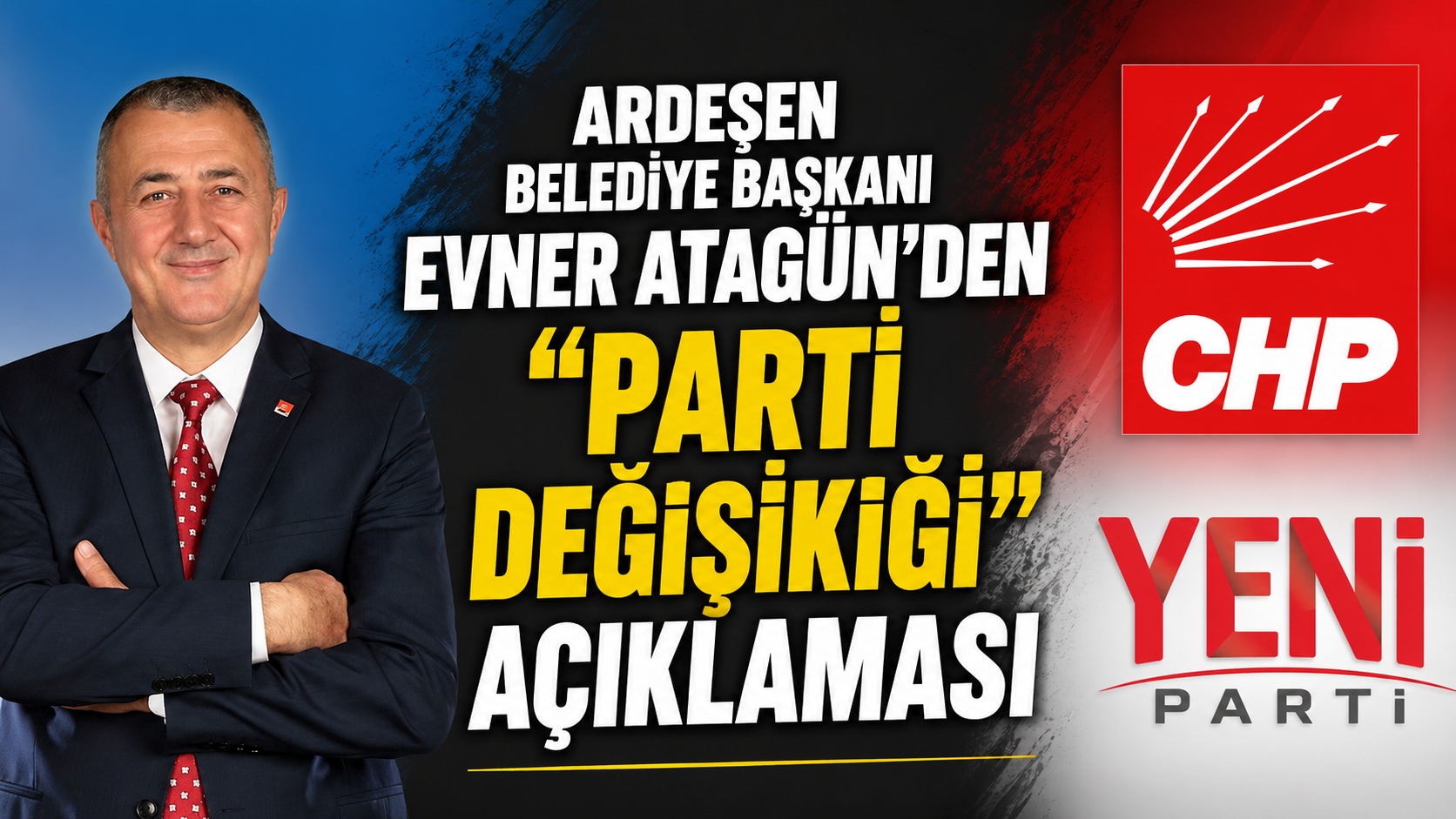 Ardeşen Belediye Başkanı Enver Atagün’den “Parti Değişikliği” Açıklaması