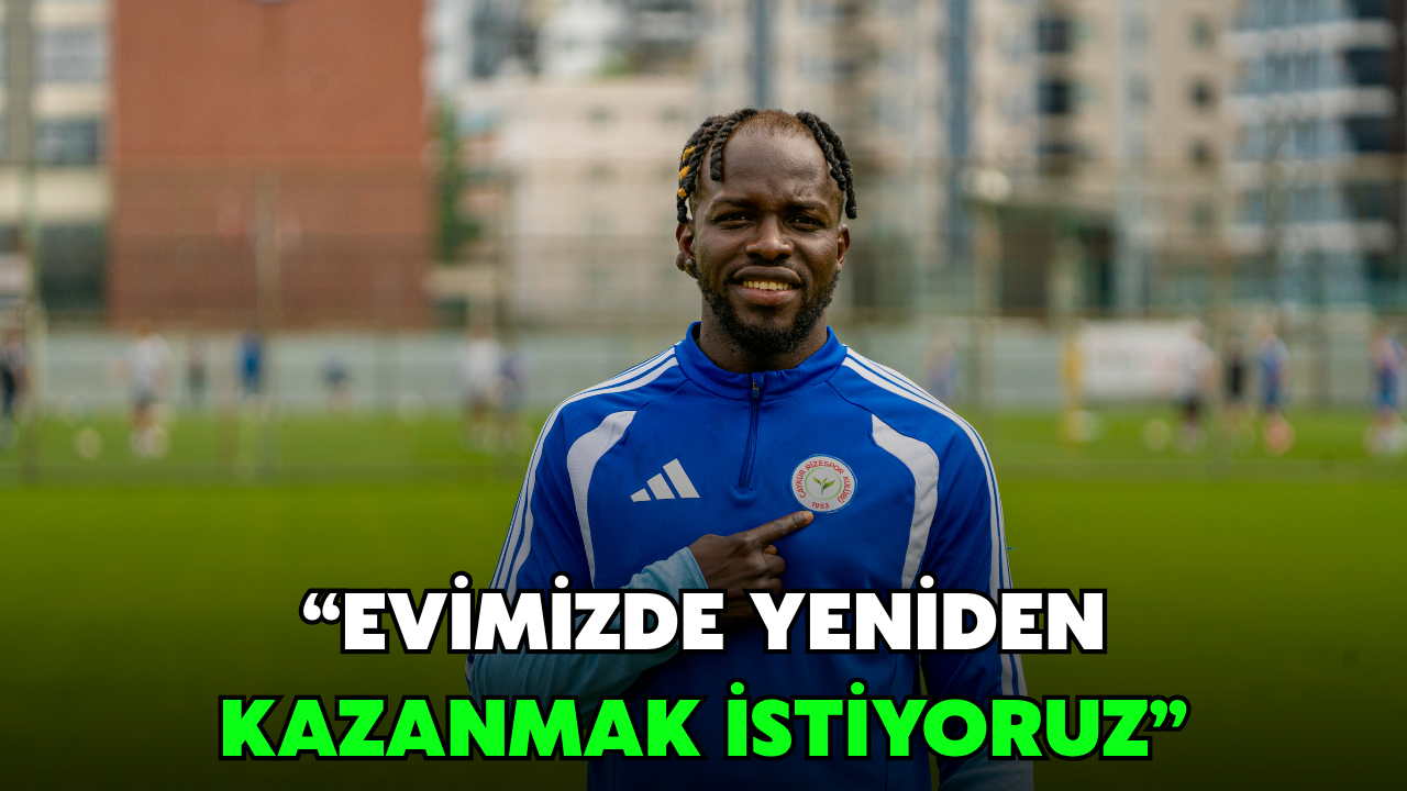 Ali Sowe: " Evimizde Yeniden Kazanmak İstiyoruz"