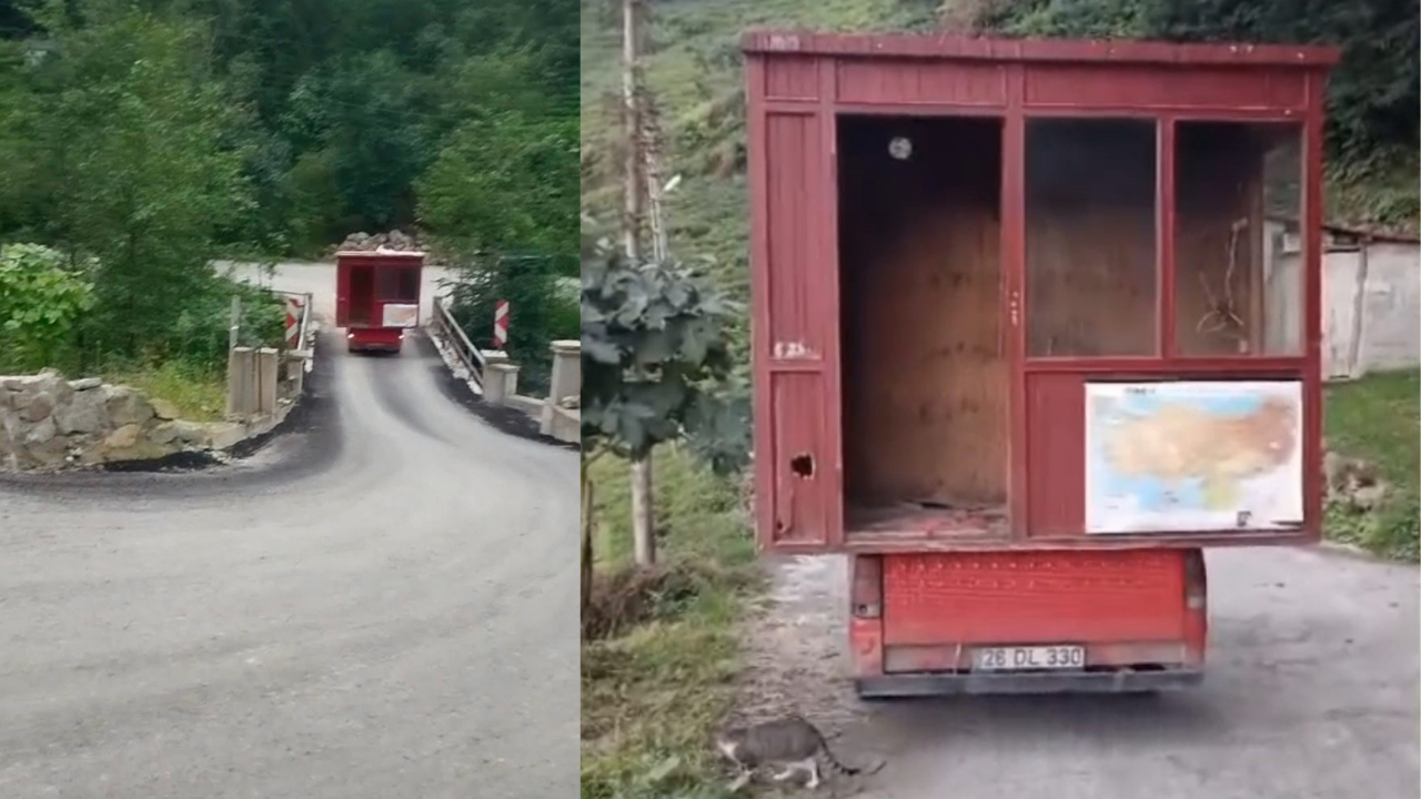 Karadeniz Usulü Taşıma: Konteyneri Geri Geri Köye Çıkardı