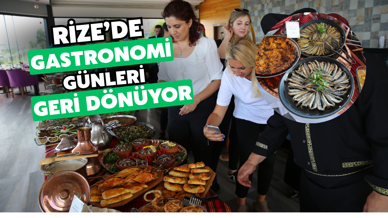 Rize 6. Gastronomi Şölenine Hazırlanıyor