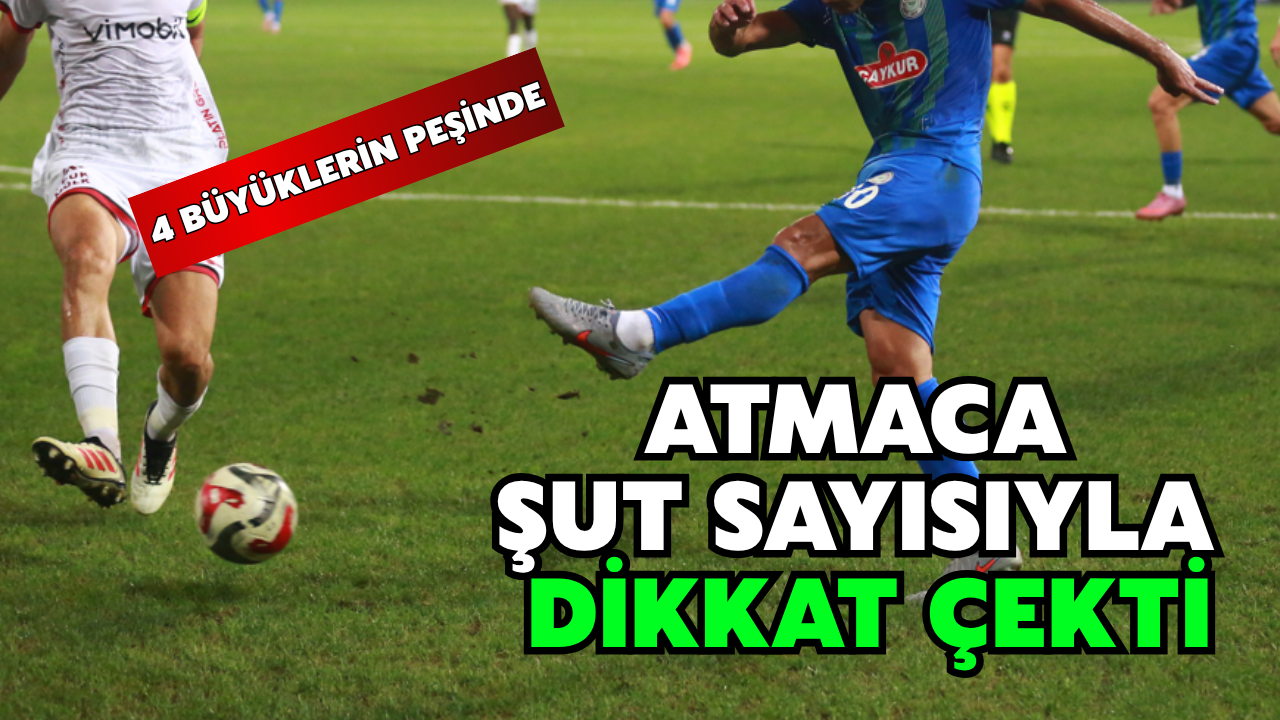 Rizespor Süper Lig’in En Çok Şut Çeken 5. Takımı