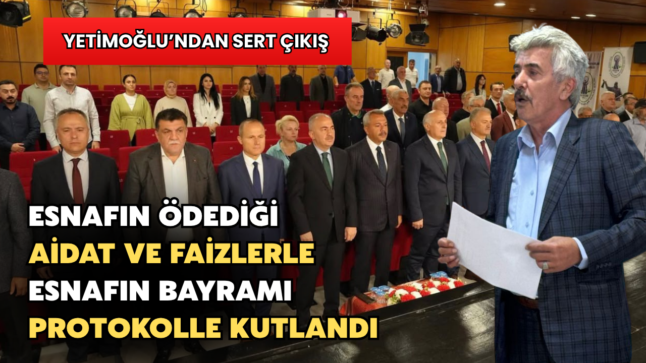 Yetimoğlu’ndan Güven Aksoy’a Sert Çıkış: “Ahilik Haftası’nda Esnaf Nerede?”