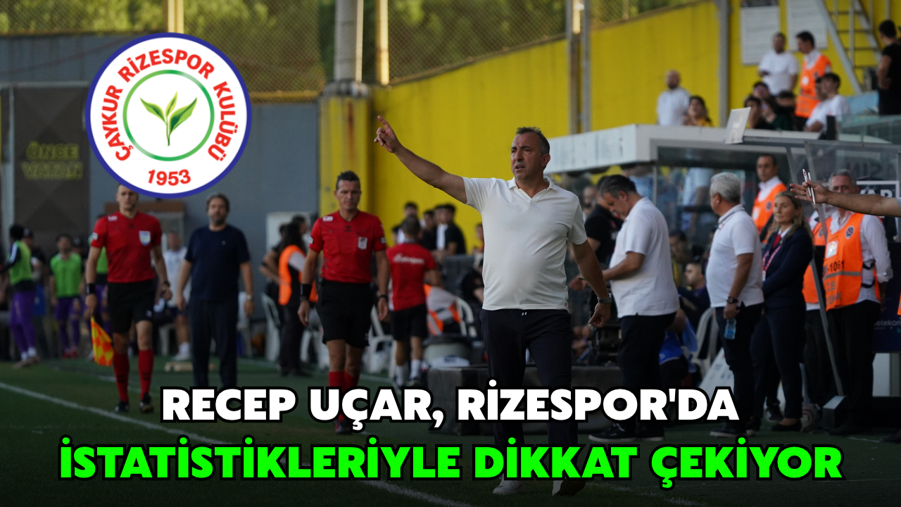 Recep Uçar, Rizespor'da İstatistikleriyle Dikkat Çekiyor