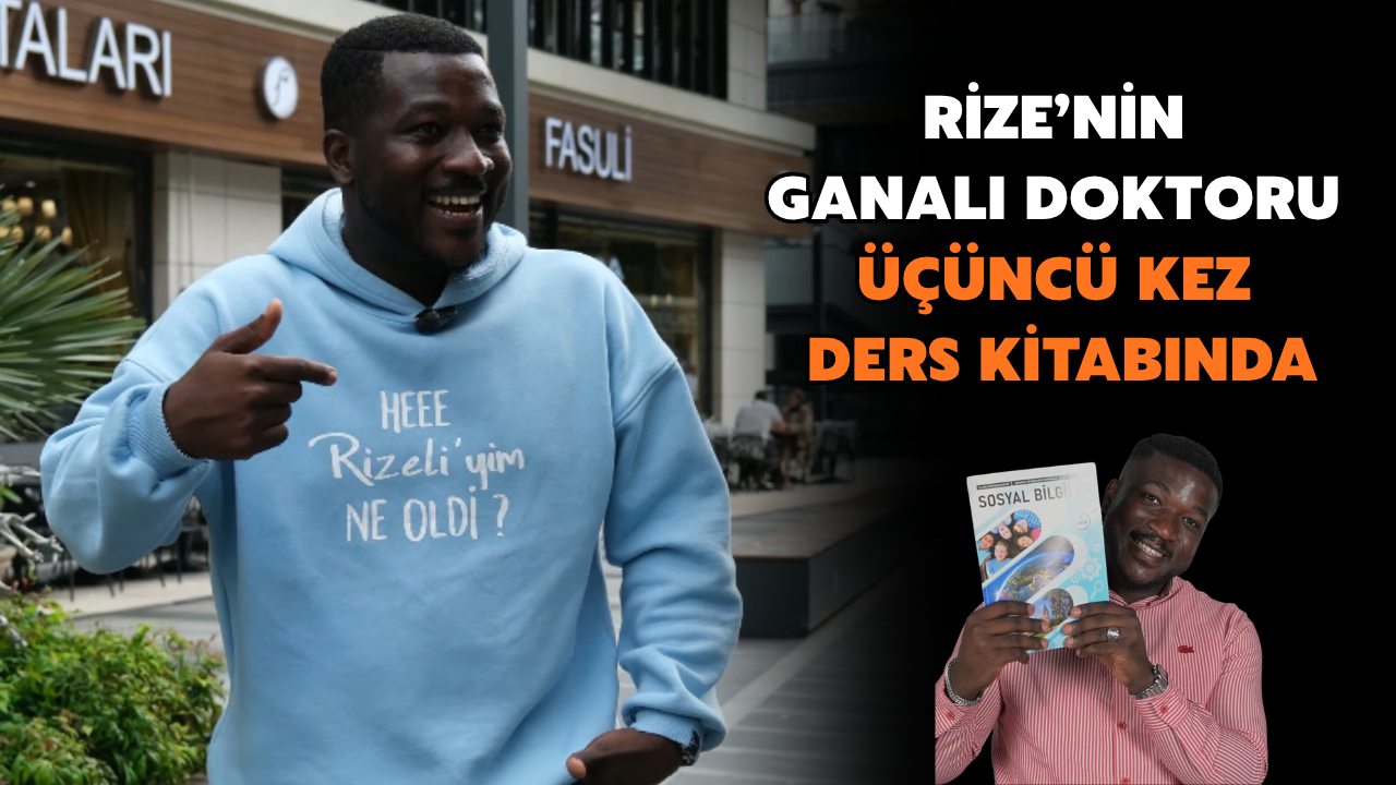 Rize’nin Ganalı Doktoru Üçüncü Kez Ders Kitabında
